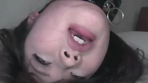 Bound Asian slave fucked hard
